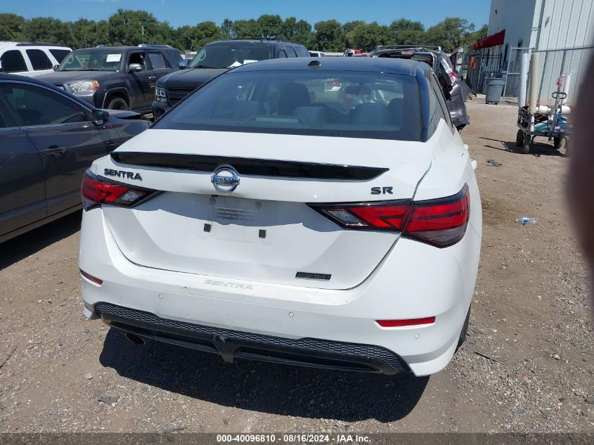 2022 Nissan Sentra Sr Xtronic Cvt VIN: 3N1AB8DV1NY257333 Lot: 40096810