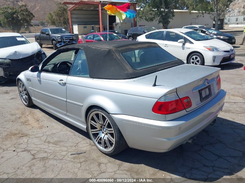 2005 BMW M3 VIN: WBSBR93435PK10116 Lot: 40096860