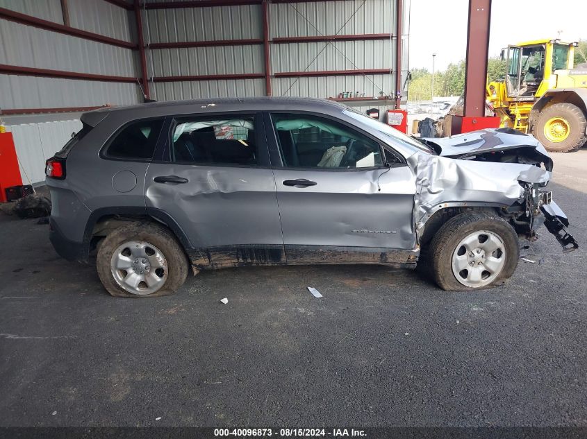 2017 Jeep Cherokee Sport 4X4 VIN: 1C4PJMABXHD215702 Lot: 40096873