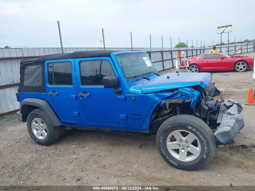 2015 Jeep Wrangler Unlimited Sport VIN: 1C4BJWDG2FL639729 Lot: 40096878