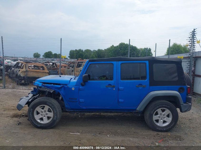 2015 Jeep Wrangler Unlimited Sport VIN: 1C4BJWDG2FL639729 Lot: 40096878