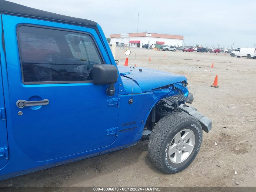 2015 Jeep Wrangler Unlimited Sport VIN: 1C4BJWDG2FL639729 Lot: 40096878