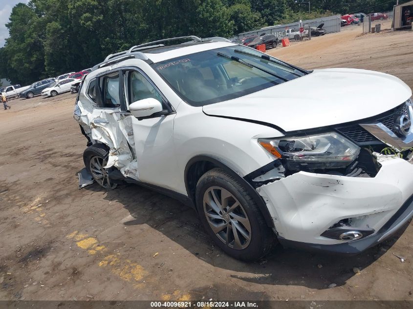 2015 Nissan Rogue Sl VIN: 5N1AT2MT5FC902951 Lot: 40096921