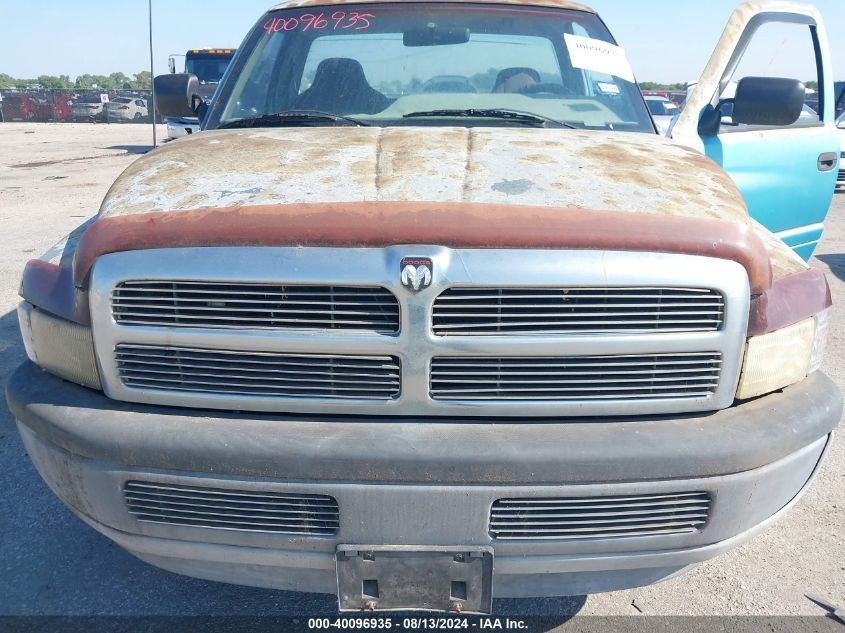 1996 Dodge Ram 1500 VIN: 1B7HC16X8TS595337 Lot: 40096935