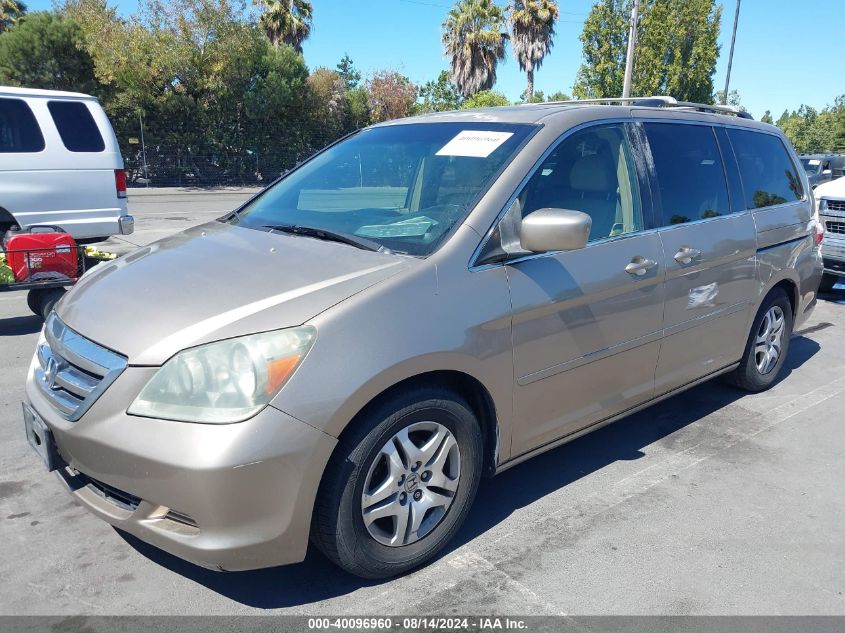 2006 Honda Odyssey Ex-L VIN: 5FNRL38736B417222 Lot: 40096960