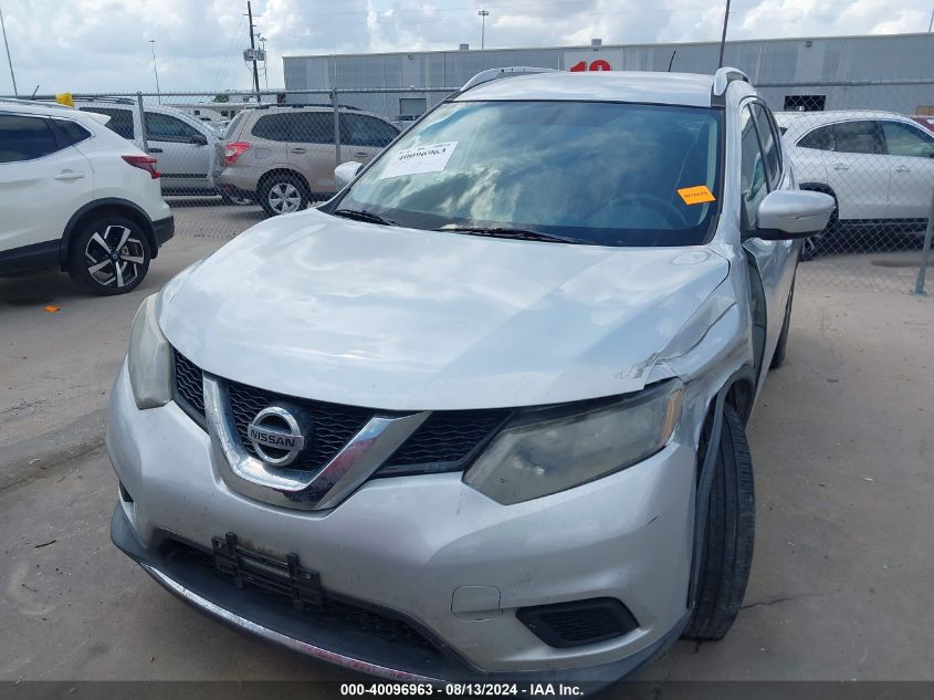 2015 Nissan Rogue Sv VIN: KNMAT2MT9FP562023 Lot: 40096963