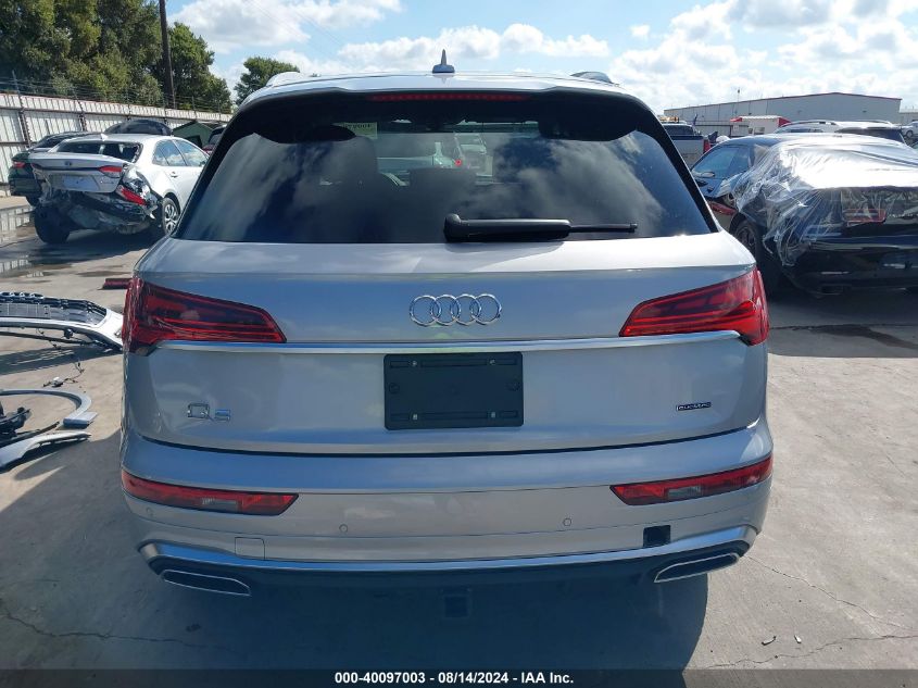 2023 Audi Q5 Premium Plus 45 Tfsi S Line Quattro VIN: WA1EAAFY2P2019051 Lot: 40097003