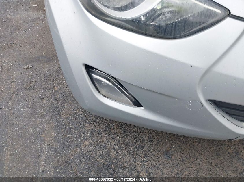 2012 Hyundai Elantra Gls Pzev VIN: 5NPDH4AE5CH077370 Lot: 40097032