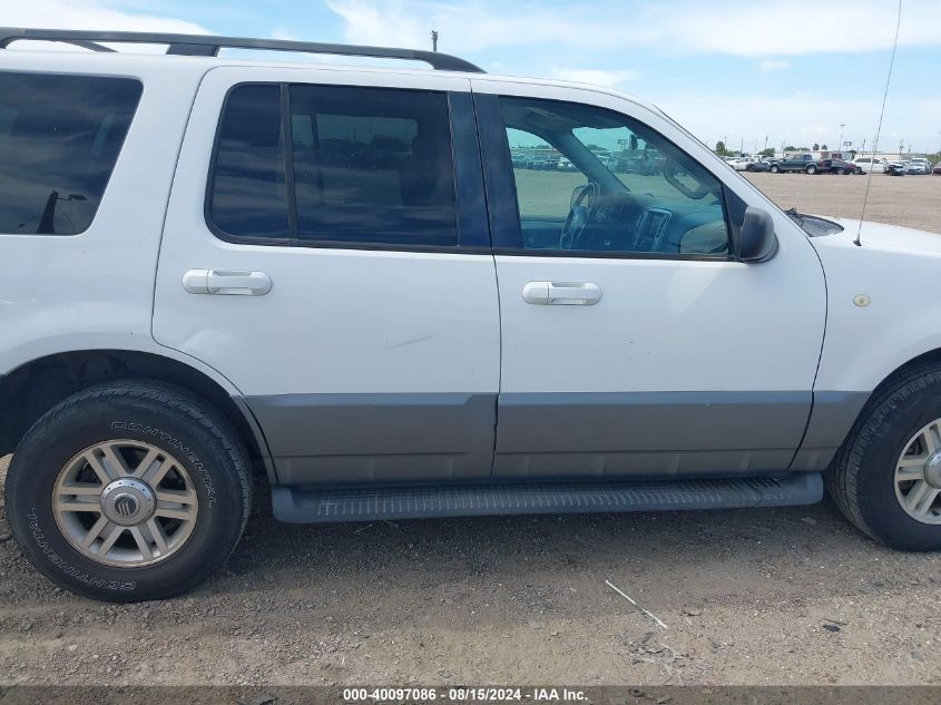 2003 Mercury Mountaineer VIN: 4M2ZU86K53UJ17518 Lot: 40097086