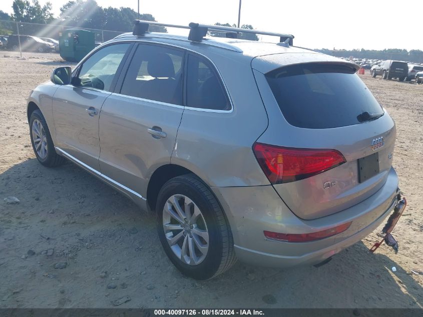 2013 Audi Q5 2.0T Premium VIN: WA1LFAFPXDA055104 Lot: 40097126