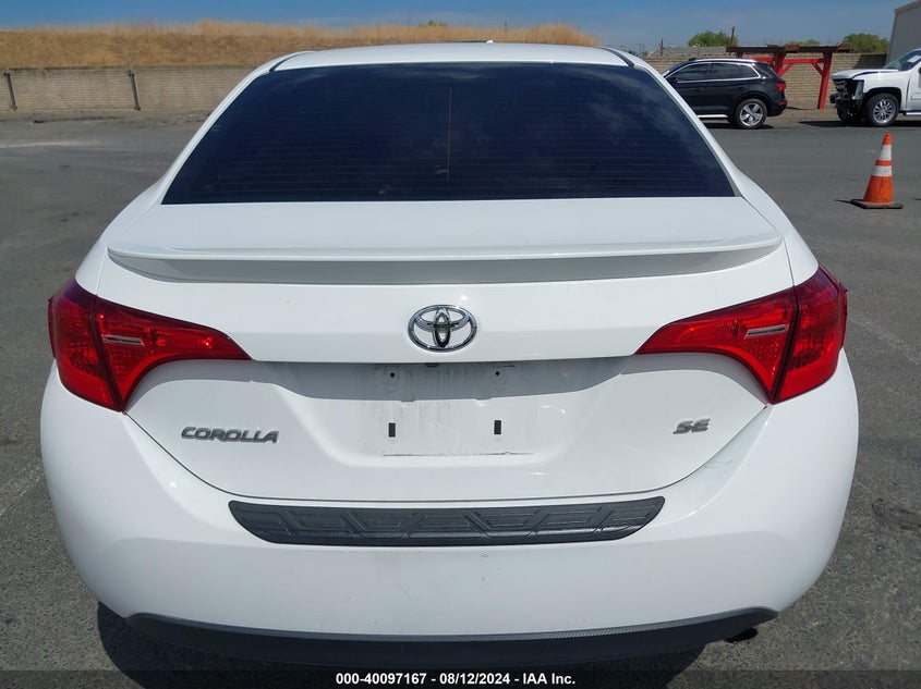 2019 TOYOTA COROLLA SE - 2T1BURHE0KC165539