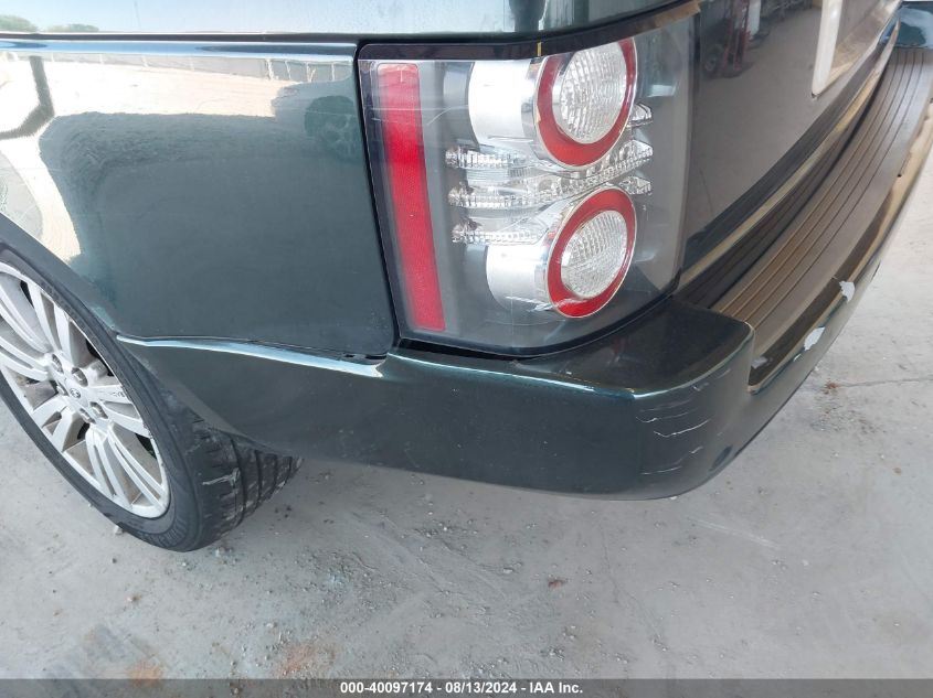 2010 Land Rover Range Rover Hse VIN: SALMF1D4XAA318313 Lot: 40097174