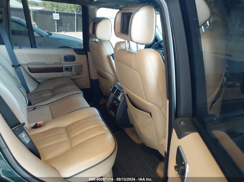 2010 Land Rover Range Rover Hse VIN: SALMF1D4XAA318313 Lot: 40097174