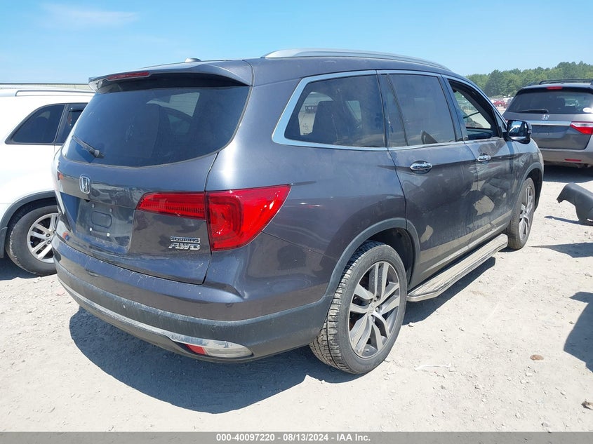 VIN 5FNYF6H92JB037142 2018 HONDA PILOT TOURING