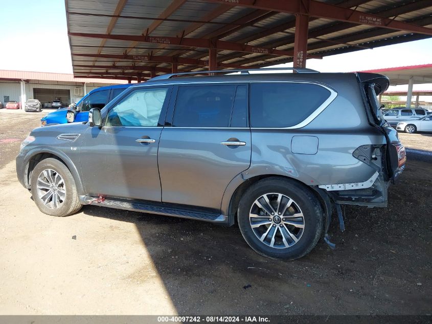 2020 Nissan Armada Sl 2Wd VIN: JN8AY2ND0L9109874 Lot: 40097242