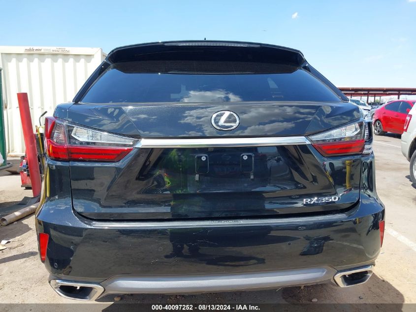 2017 Lexus Rx 350 VIN: 2T2ZZMCA4HC050406 Lot: 40097252