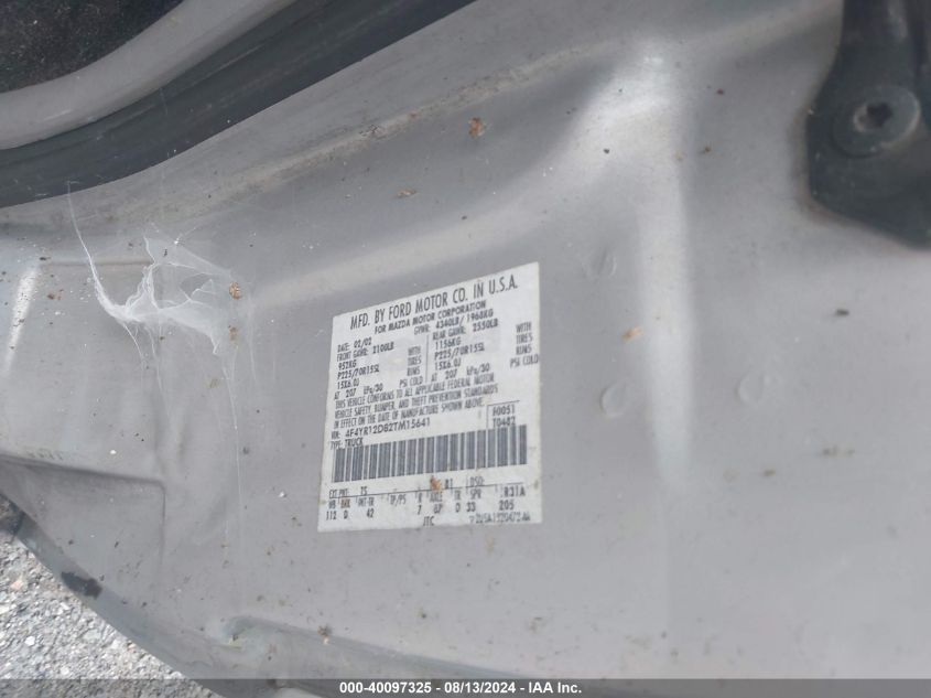 2002 Mazda B2300 VIN: 4F4YR12D82TM15641 Lot: 40097325