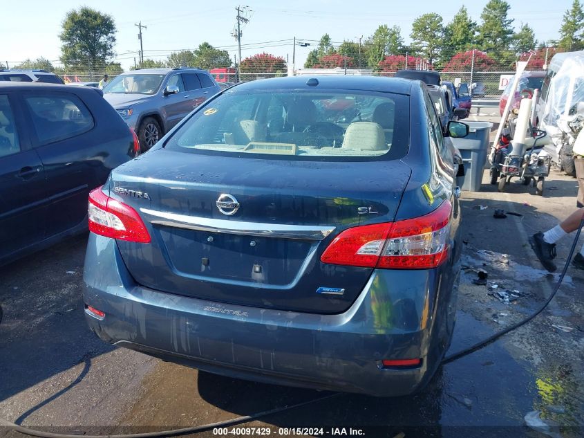 2013 Nissan Sentra Sl VIN: 3N1AB7APXDL660657 Lot: 40097429