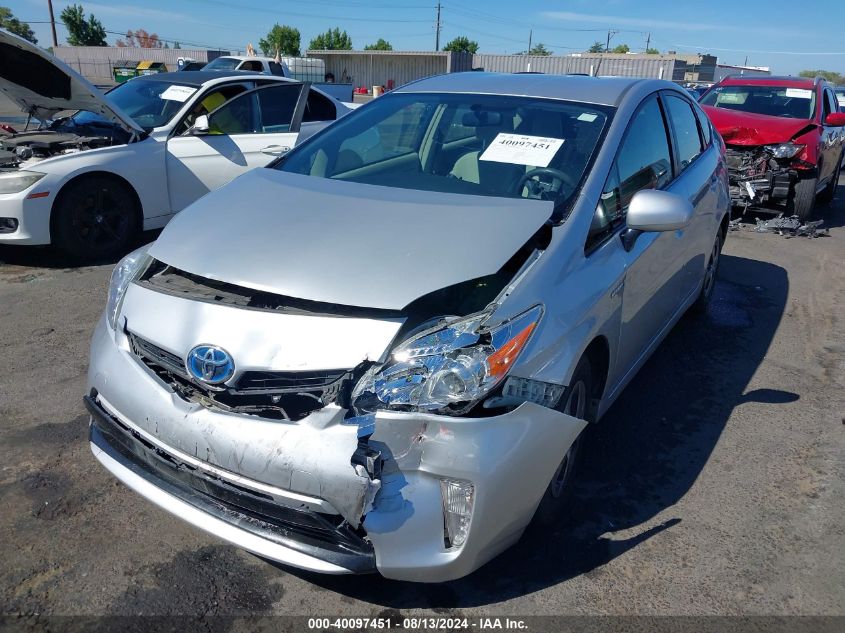 2015 Toyota Prius Two VIN: JTDKN3DU0F1931609 Lot: 40097451