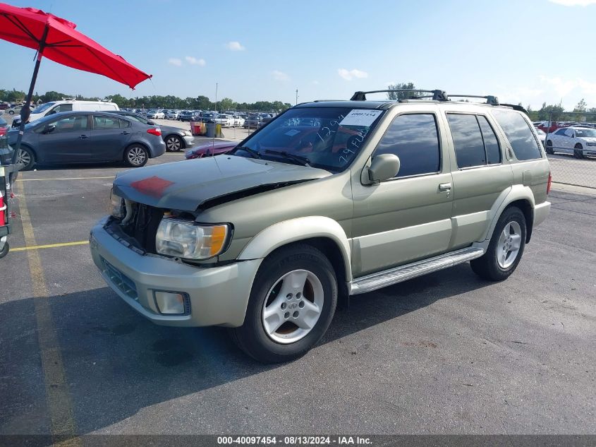 2002 Infiniti Qx4 Luxury VIN: JNRDR09Y22W251294 Lot: 40097454