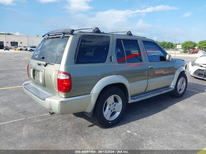 2002 Infiniti Qx4 Luxury VIN: JNRDR09Y22W251294 Lot: 40097454