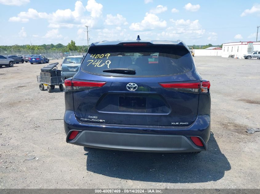 2021 TOYOTA HIGHLANDER XLE - 5TDGZRBH4MS555211