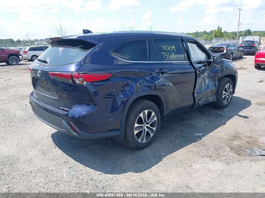 2021 TOYOTA HIGHLANDER XLE - 5TDGZRBH4MS555211