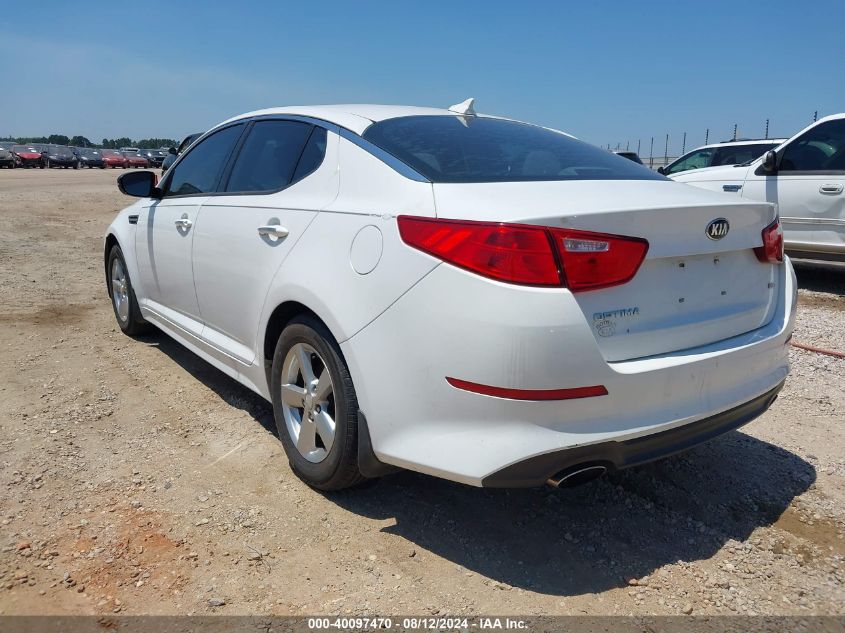 2015 Kia Optima Lx VIN: 5XXGM4A7XFG513785 Lot: 40097470