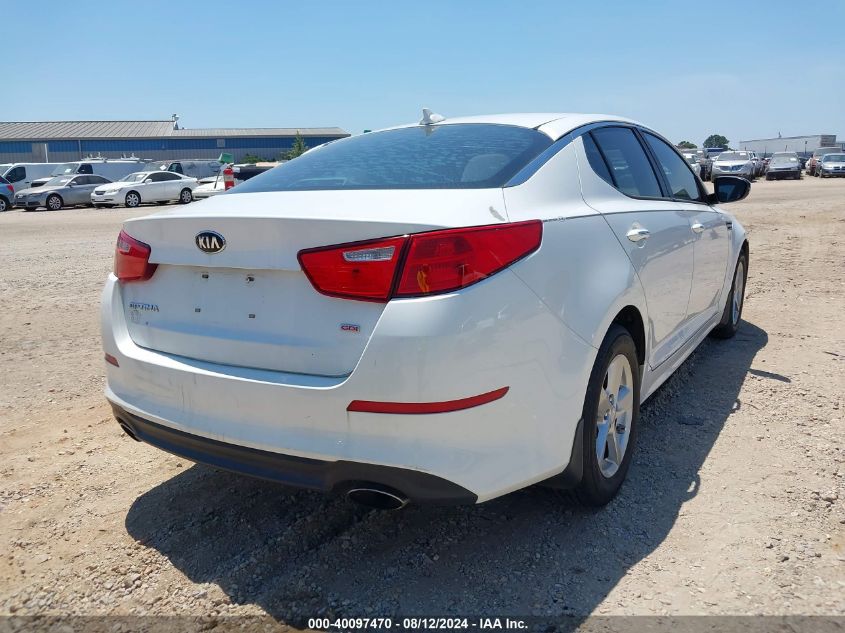 2015 Kia Optima Lx VIN: 5XXGM4A7XFG513785 Lot: 40097470