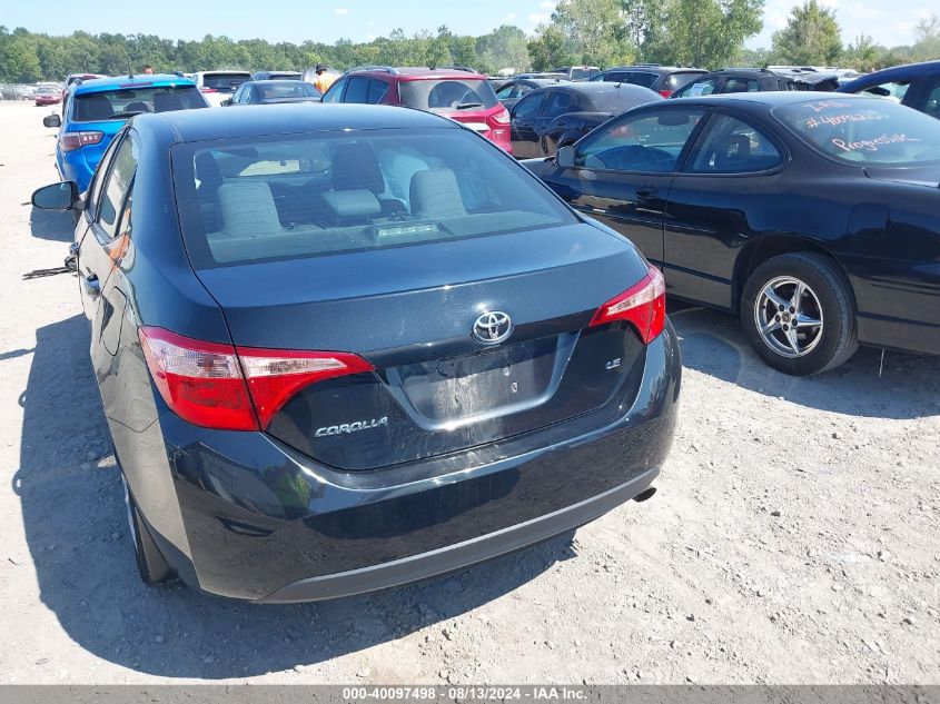 2018 Toyota Corolla Le VIN: 2T1BURHE6JC009648 Lot: 40097498