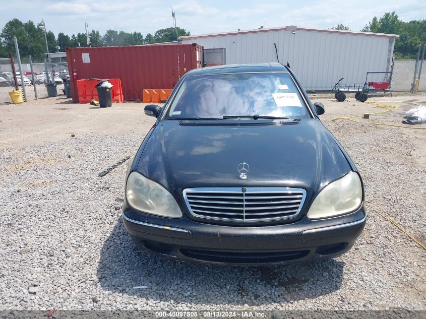 2002 Mercedes-Benz S 430 VIN: WDBNG70J12A258395 Lot: 40097505