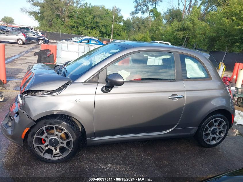 2013 Fiat 500 Sport VIN: 3C3CFFBR1DT514298 Lot: 40097511