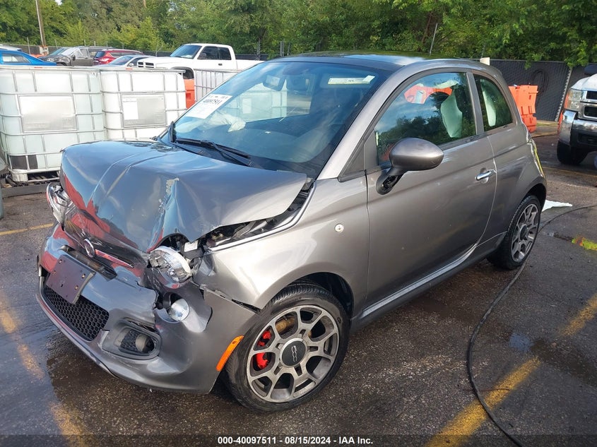 2013 FIAT 500 SPORT - 3C3CFFBR1DT514298