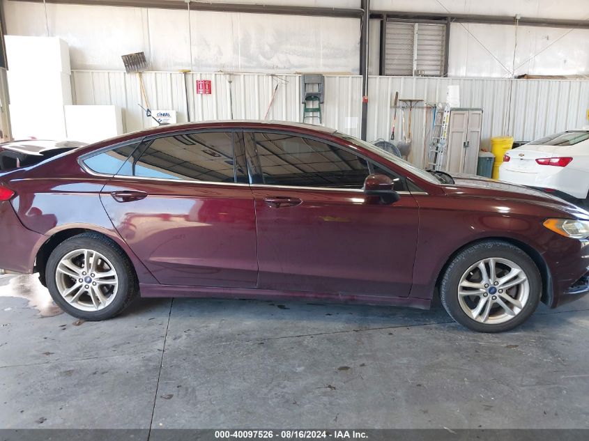 2018 Ford Fusion Se VIN: 3FA6P0HD1JR228724 Lot: 40097526