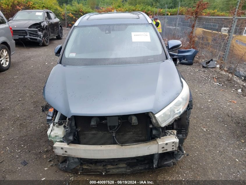 2014 Toyota Highlander Limited Platinum V6 VIN: 5TDDKRFH0ES062936 Lot: 40097528