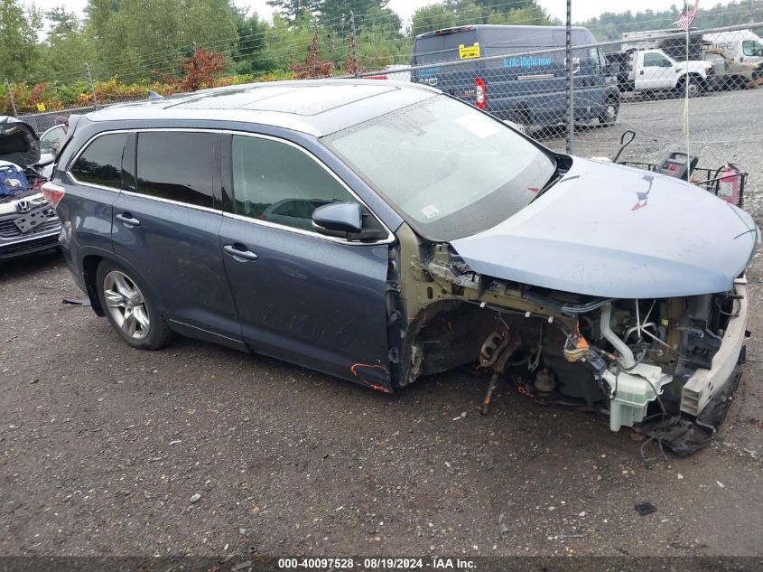 2014 Toyota Highlander Limited Platinum V6 VIN: 5TDDKRFH0ES062936 Lot: 40097528