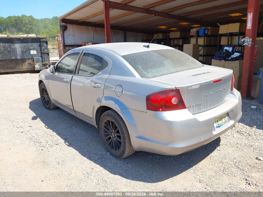 2014 Dodge Avenger Sxt VIN: 1C3CDZCB2EN233220 Lot: 40097583