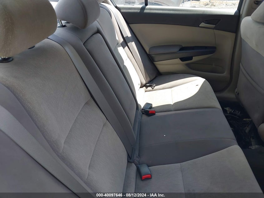 2009 Honda Accord 2.4 Lx VIN: JHMCP263X9C015296 Lot: 40097646