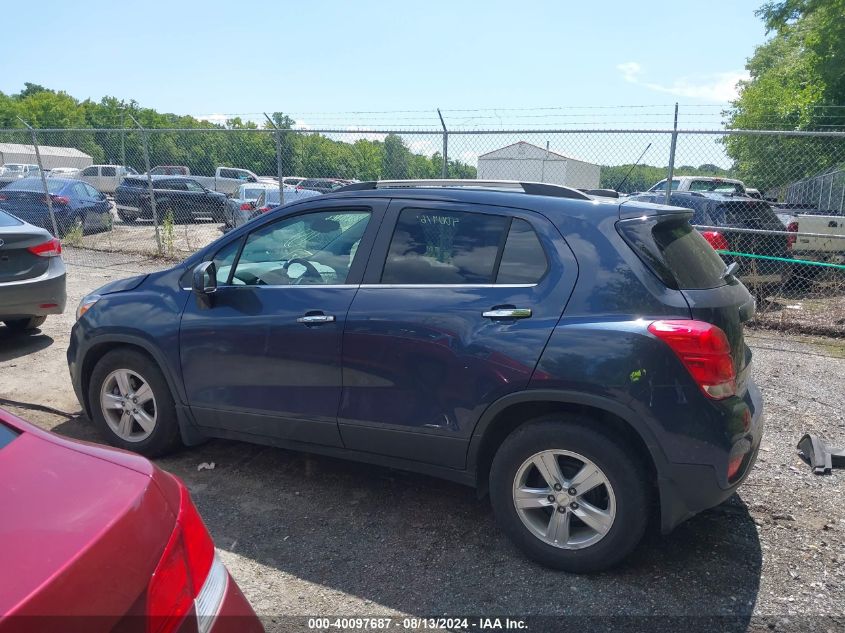 2019 Chevrolet Trax Lt VIN: 3GNCJLSBXKL216025 Lot: 40097687