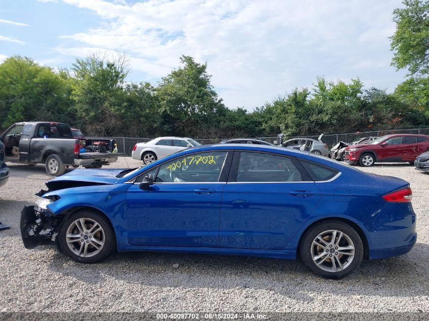 2018 Ford Fusion Se VIN: 3FA6P0H79JR118384 Lot: 40097702