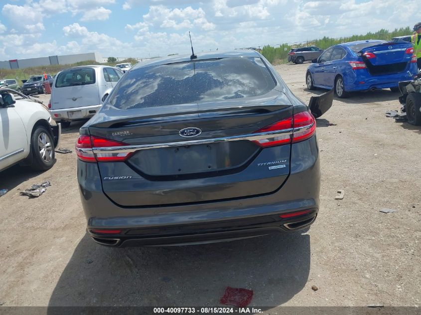 2017 FORD FUSION TITANIUM - 3FA6P0K97HR114838