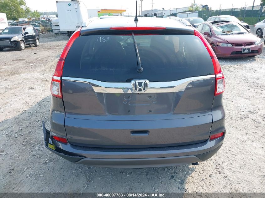 2015 Honda Cr-V Lx VIN: 5J6RM4H38FL041205 Lot: 40097783