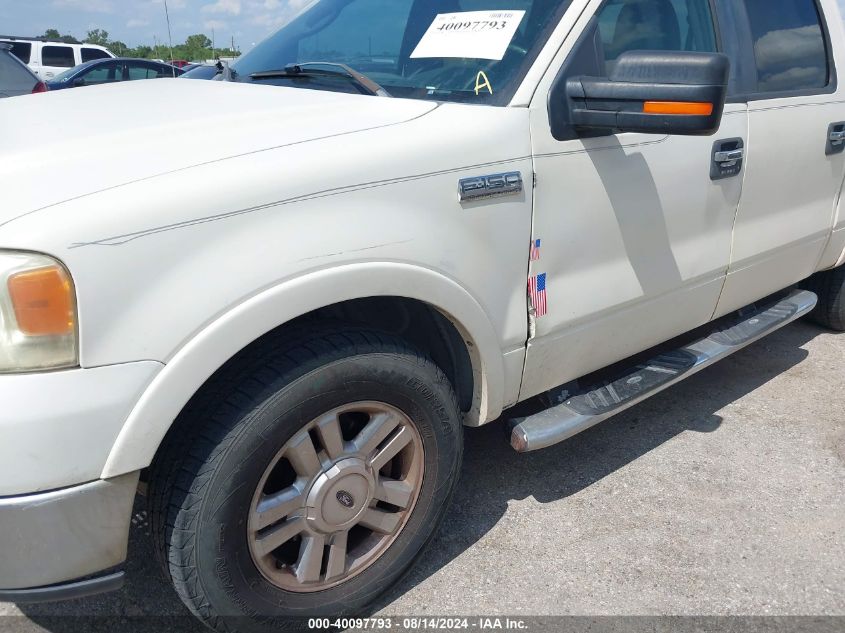 2007 Ford F-150 Lariat/Xlt VIN: 1FTPW12V17FA66110 Lot: 40097793