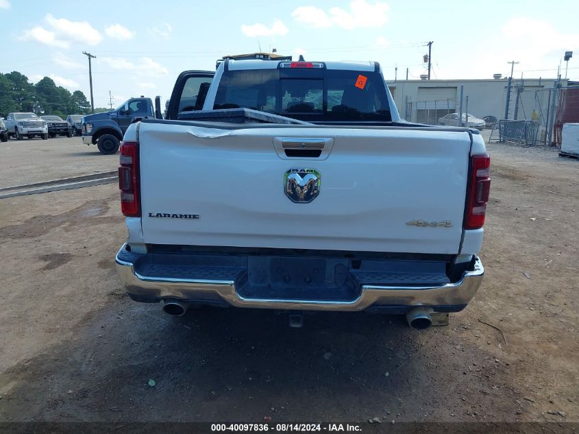 2019 Ram 1500 Laramie 4X4 5'7 Box VIN: 1C6SRFJT9KN637220 Lot: 40097836