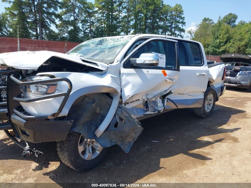 2019 Ram 1500 Laramie 4X4 5'7 Box VIN: 1C6SRFJT9KN637220 Lot: 40097836