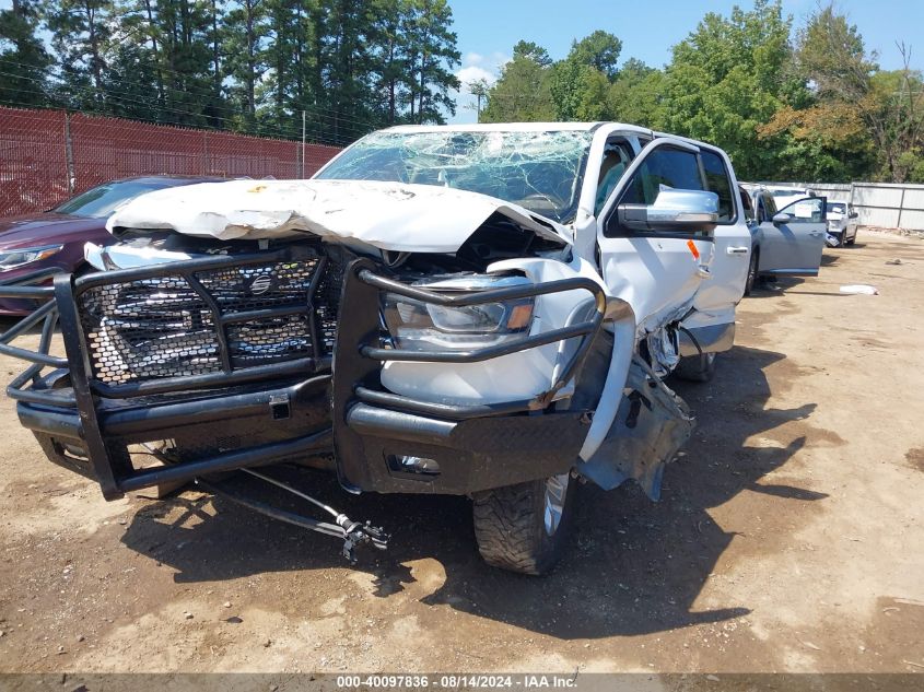 2019 Ram 1500 Laramie 4X4 5'7 Box VIN: 1C6SRFJT9KN637220 Lot: 40097836