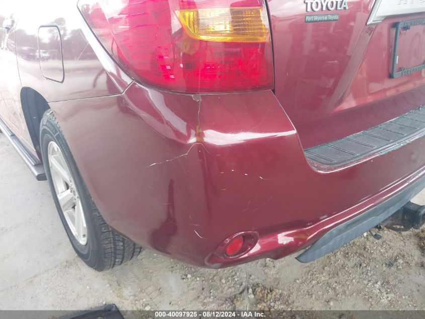 2009 Toyota Highlander VIN: JTEDS41A692072134 Lot: 40097925