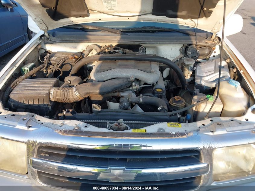 2001 Chevrolet Tracker Hard Top Lt VIN: 2CNBE634516938463 Lot: 40097934