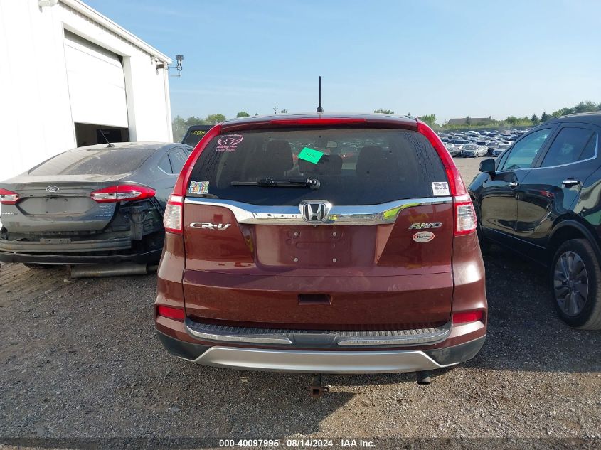 5J6RM4H52G1056365 2016 Honda Cr-V Ex