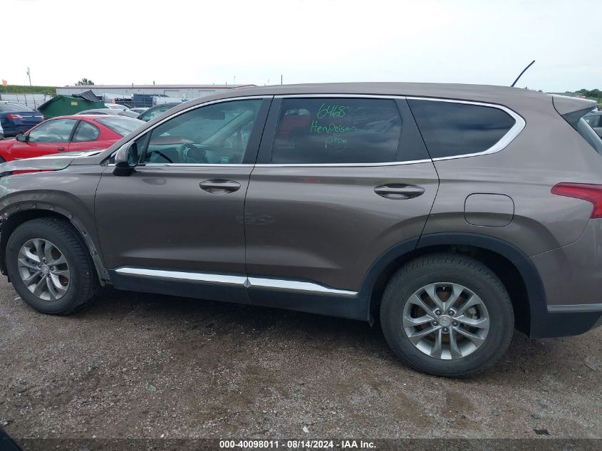 2019 Hyundai Santa Fe Se VIN: 5NMS2CAD9KH127774 Lot: 40098011